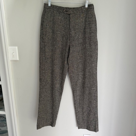 J. Crew Other - J. CREW Oarsman Vintage Donegal Tweed Wool Cashmere Pants 30X30 Flat Front